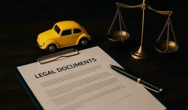 legal documents on top of a desk in a lemon law office legal documents on top of a desk in a lemon law office